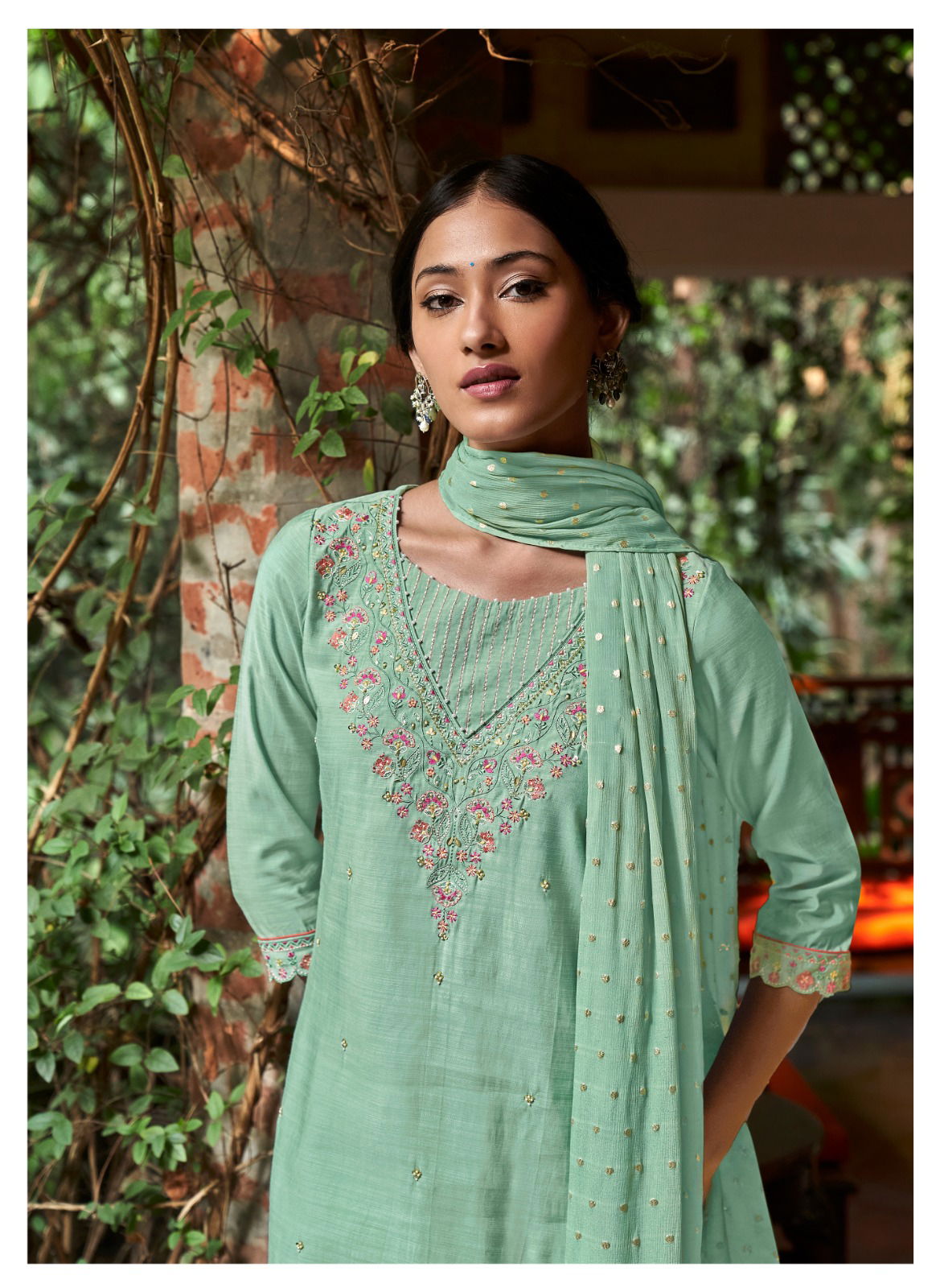 Four Buttons Muraad Exclusive Designer Wholesale Readymade Suits